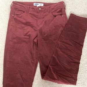 TWO TALL SIZE ROCKSTAR VELVET PANTS!